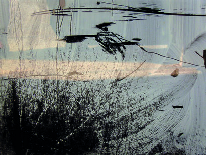 Fleeting traces on a window  - a Photographic Art Artowrk by Marlis Sauer